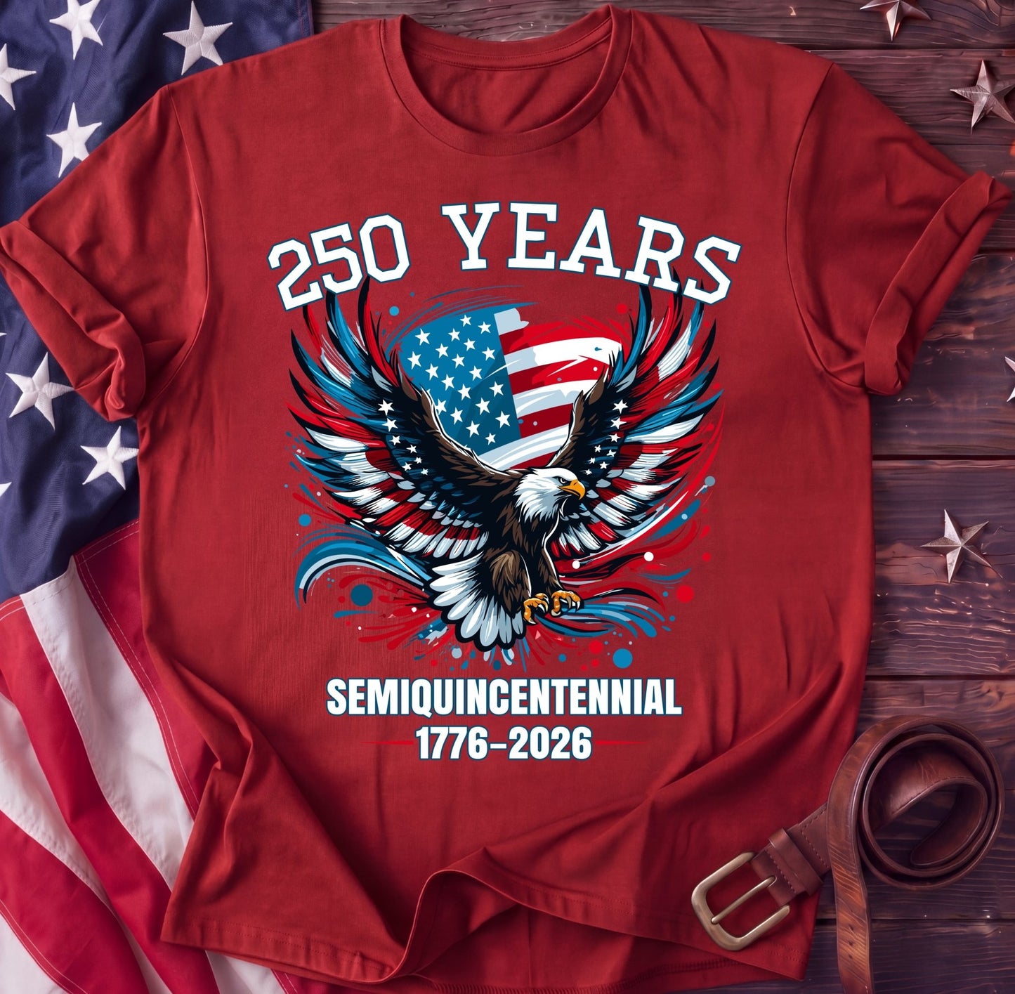 Semiquincentennial Eagle Tee — 250 Years of America | 1776–2026 Shirt - TwoFiftyYears