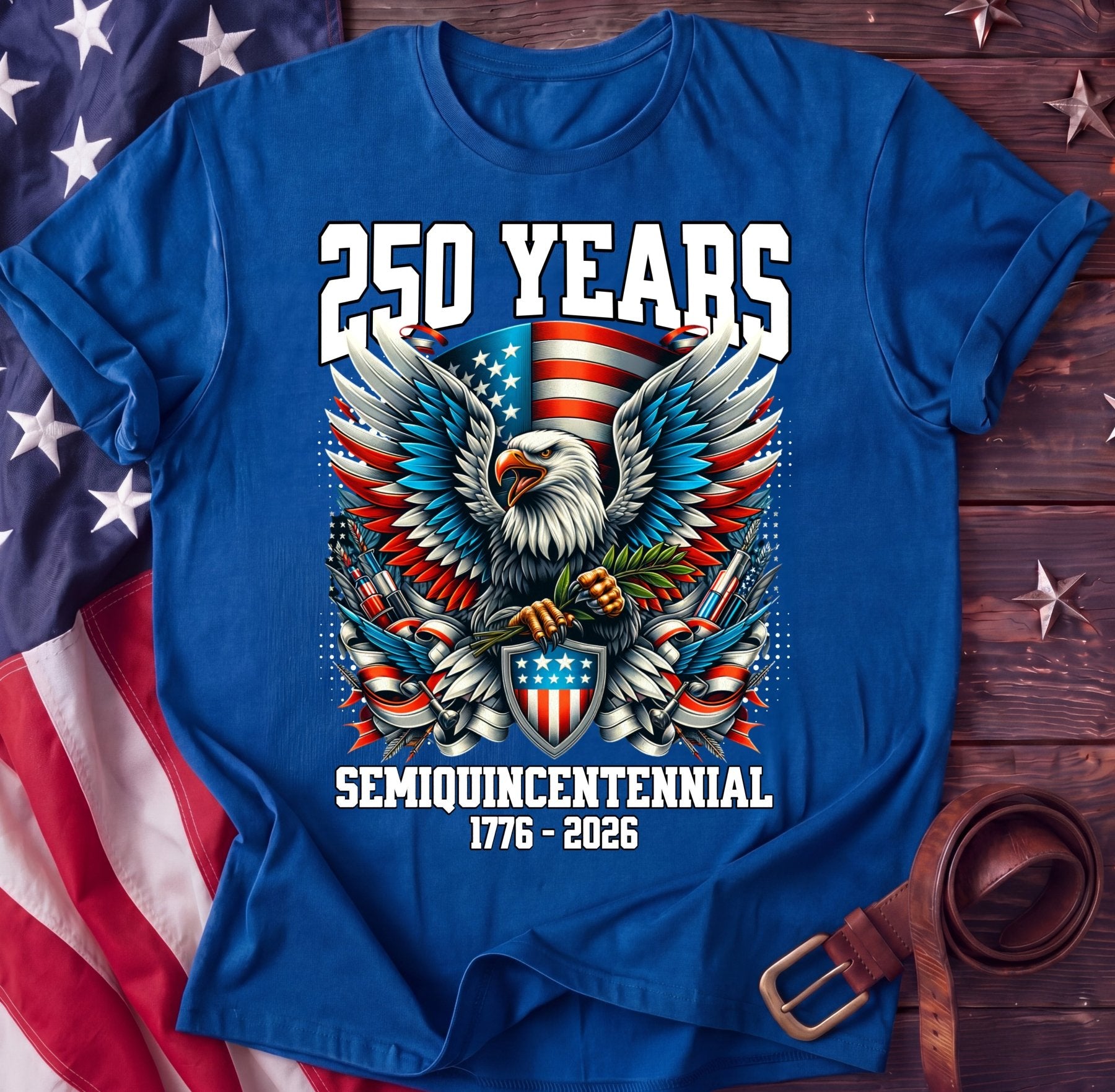 Semiquincentennial Seal Tee — 250 Years Eagle Crest | 1776–2026 Shirt - TwoFiftyYears